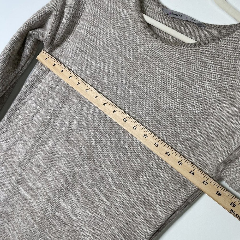 Athleta Sweater Knit Dress Women’s‎ Size Medium Beige - Picture 7 of 9